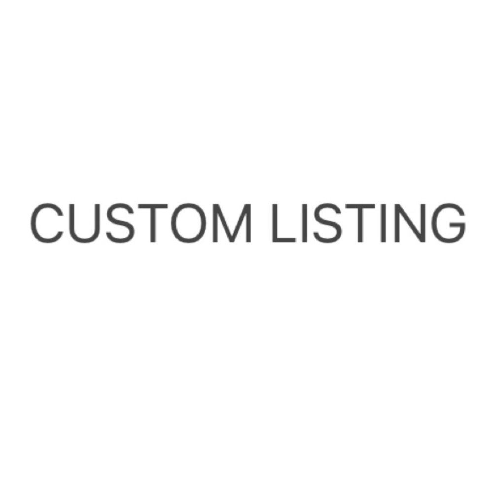 Custom listing for @lesbianpunk